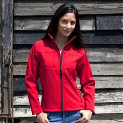 Plain Soft Shell Jacket Ladies Classic Result